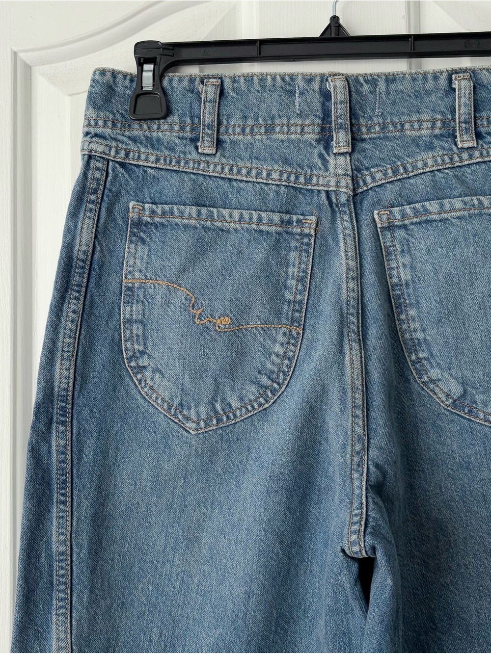 Free People Aster Baggy Straight Jeans - Picture 5 of 6